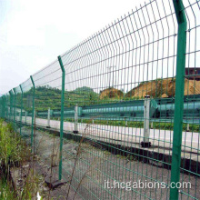 Pannelli di recinzione a maglie saldati zincati per ferrovia
